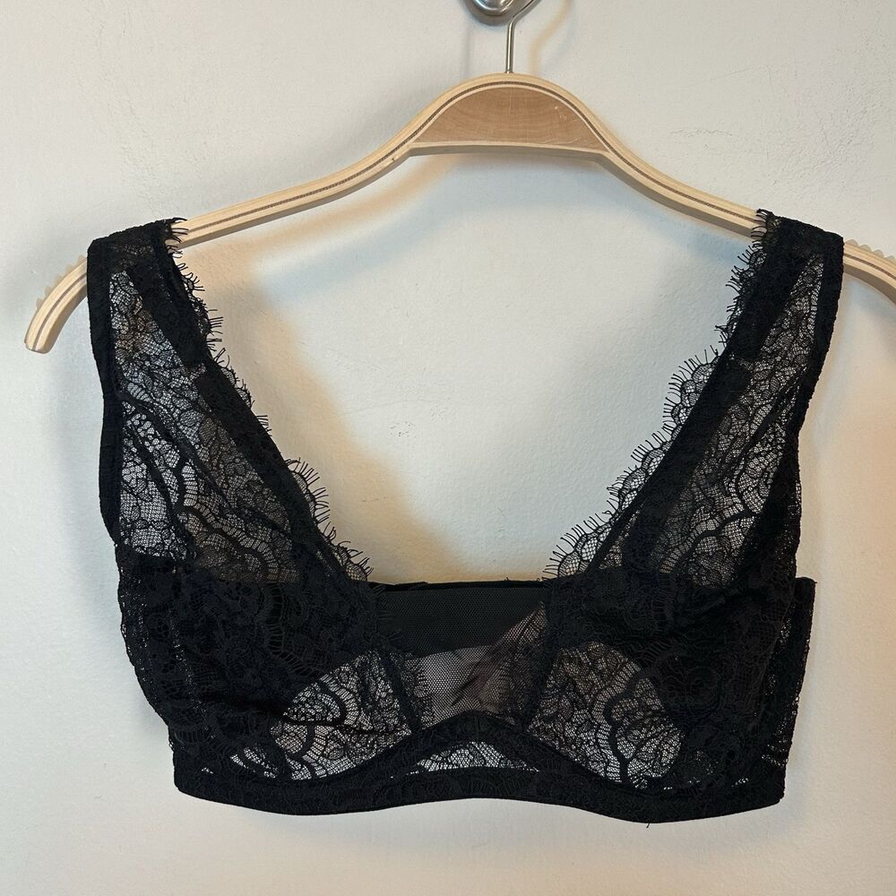 Victoria's Secret Black Lace Bralette